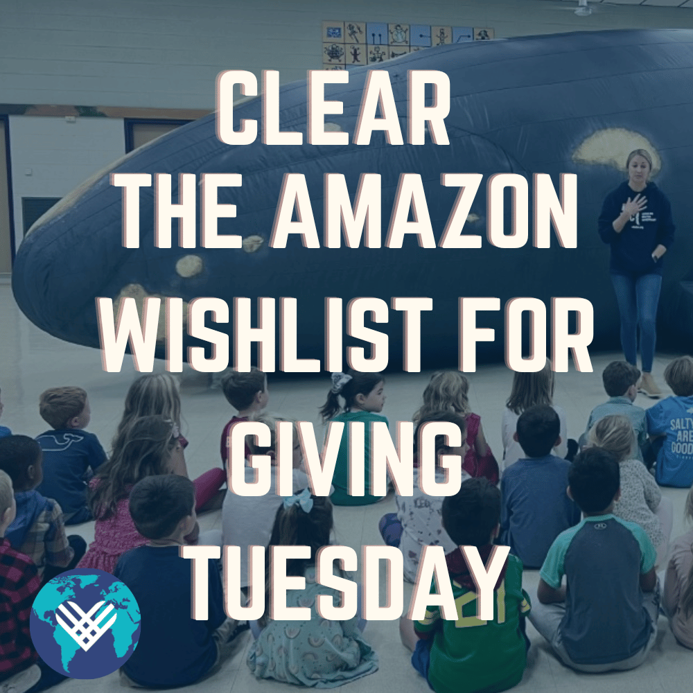 Clear WDC's Amazon Wishlist for Giving Tuesday Whale & Dolphin