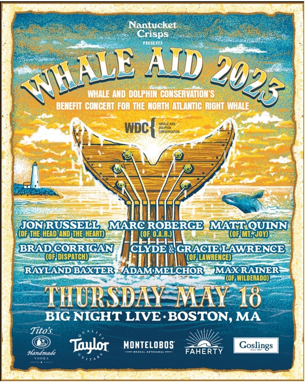 Whale Aid 2023 poster
